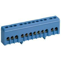 0518792777, Morsetto Neutro A 12 Poli, 16 Mm², Blu - Rev Ritter