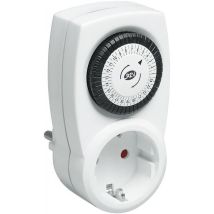 Minuterie électromécanique REV – 3680 W – Programmation 48h – Intérieur – Protection accrue