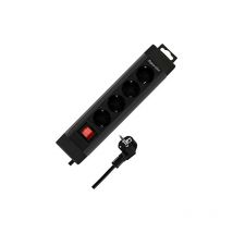 REV - Ritter Rallonge multiprise 4x, 1,9m Supraline av. interr. anthracite (0014412513)