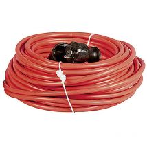 Rev Verlängerungskabel Innen 25 m H05VV-F 3G1,5mm², orange Verlängerungskabel