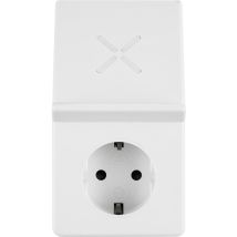 USB-Ladegerät Wireless – Weiß – Induktionsladefläche – Schutzkontaktsteckdose – USB-A-Anschluss