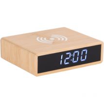 Present Time - Réveil avec chargeur Flat led Naturel
