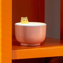 Kcvv - Réveil Chat Mignon Pour Enfants, Réveil Pour Tout-petits Pour Chambre À Coucher, Horloge De Décoration De Chambre Pour Filles, Réveil Avec 