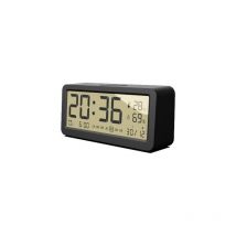 Reveil digital black affichage thermometre/humidite Evoom EV312668