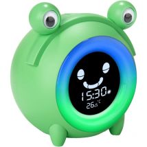 Feiyue - Réveil pour enfants, réveil numérique avec veilleuse