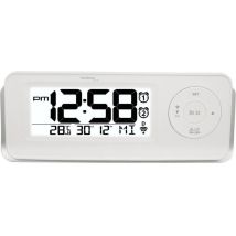 Réveil Radiopiloté(e) Techno Line 09599 Wt 498s Blanc