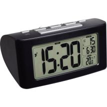 Dostmann 60.2532.01 radiopiloté(e) Réveil noir Heures de réveil 1 - TFA
