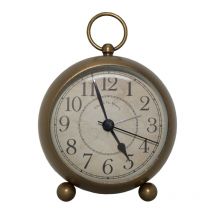 Feiyue - Réveil rétro Horloge de table à chiffres arabes Réveil pour enfants Horloge de chevet Style européen