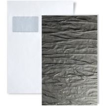 Wallface - 1 pieza de muestra S-19523-SA crashed old platin na Structure Collection Muestra panel decorativo en tamaño aprox din A5