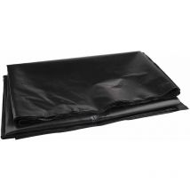 Revêtement de bassin en caoutchouc pehd noir pour petits étangs, bassins à poissons, fontaine de jardin 2 x 3 m - Gabrielle