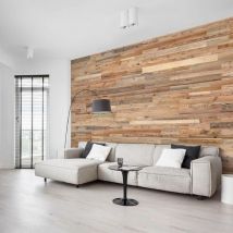 Wooden Wall Design - Revêtement Mural Bois Amber - 1 m², 18 planches