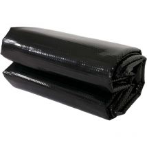 Hegele - Bâche de piscine thermique Bâche solaire bâche solaire, épaisseur : 200 μm, ronde 3,66m noir