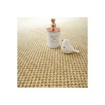 Revêtement sisal - Kidara grosses boucles - Naturel - Rouleau de 4m x 25m