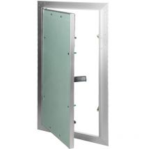 ECD Germany Revisionsklappe Revisionstür GK-Einlage 300x600mm Gipskarton 12,5mm Alu Rahmen Revision Wartungstür Wartungsklappe Wartung