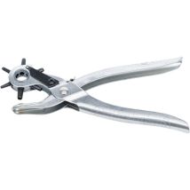Kraftmann Revolver-Lochzange – 2-4,5mm Durchmesser – 0,254kg – Vielseitiges Werkzeug für Leder, Textil, Kunststoff, Papier