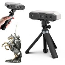 Mini 2 Handheld 3D Scanner für 3D Druck, 0.02mm Präzision, 16 fps schnelles Scannen, Industrielles Blaulicht, Portabler Farb-3D-Modellscanner für