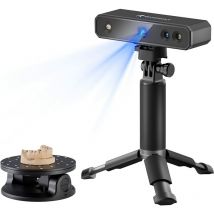 Mini 3D Scanner for 3D Printer, 0.02mm Accuracy, Blue Light Industrial 3D Scanners with Portable Turntable - Revopoint