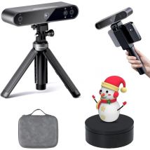 Pop 3 Handheld 3D-Scanner für 3D-Drucker mit Farbdaten, 0,05 mm Präzision und einer Scangeschwindigkeit von bis zu 18 fps, unterstützt Smartphones
