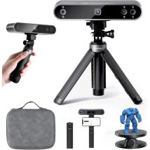 Revopoint - pop 3 - Scanner 3D portable pour l'impression 3D Précision de 0,05 mm Vitesse de numérisation de 12-18 fps Numérisations 3D en couleur