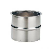 Revêtement mural double inox 150 mm - emballage 2 pièces