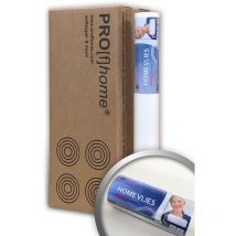 E-delux - Revêtement à peindre blanc sans structure 120g Profhome HomeVlies 399-120 intissé lisse Papier peint intissé blanc 4 rouleaux 21 m2