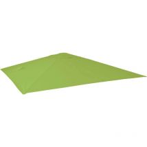 Toile pour parasol de luxe HWC-A96, toile de remplacement pour parasol, 3,5x3,5m (Ø4,95m) 4kg - vert clair