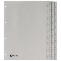 Zahlenregister din A4 1-100 Polypropylen grau din A4 1-100 Polypropylen grau