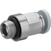 Pneumatics QR1 Series Male Stud Coupling G1/4 to 6MM - Rexroth