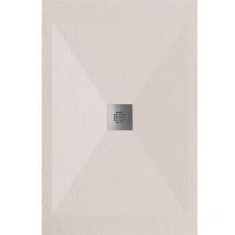 Stano. - Extra flache Duschwanne dexa in Schieferoptik Beige 70x110 cm