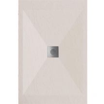 Stano. - Extra flache Duschwanne dexa in Schieferoptik Beige 80x120 cm