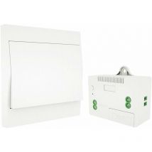 Memkey - RF433 Interrupteur sans Fil, sans Pile, télécommande Murale, Interrupteur Mural, Auto-alimenté, sans câblage, émetteur pour Panneau Mural