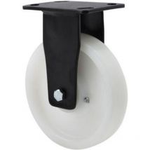 Ruedas Alex - rueda fija 17gt150-ftb nylon blanco extrafuerte eje bolas