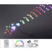 Adorno led estrella fugaz, rgb, 85 leds, 220v, fernbedienung. basics