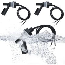 AIDUCHO Lot de 3 Capteurs de Niveau deau, Interrupteur Flotteur Pour, Pompe Capteur Niveau eau Interrupteur De Niveau Automatique pour Aquarium de