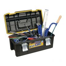 Assortiment d'outils 72 pièces dans coffret en plastique pour chauffage/sanitaire