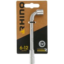 2832 - Pipa Sboccata, Chiave Tubularia-diametro 8 Mm, Impronta 6/12 Punte, Realizzata In Acciaio (cromo Vanadio Al Cromo), Diverse Misure Disponibili,