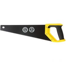 Scie égoïne 400MM - scie égoîne à main pour coupe bois - revêtement ptfe anti-friction - denture universelle trempée 11 - Rhino