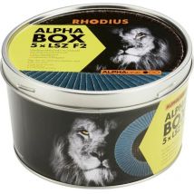 209317 lsz F2 box Disque segmenté Diamètre 125 mm ø de perçage 22.23 mm 5 pc(s) - Rhodius