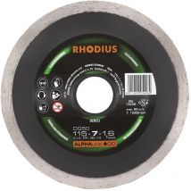 Rhodius - Disque de tronc diamant - alphaline - DG50 - 115 x 7,0 x 1,6 x 22,23mm