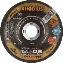 Rhodius - XTK6 exact lot de 50 disques à tronçonner extra fins en acier inoxydable pour meuleuse d'angle ø 115 125 mm, ø 125 mm, l