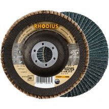 Rhodius Abrasives - Rhodius Lsz F, 10 Stück, 150 Mm, Korn 40, Fächerschleifscheibe