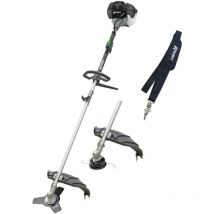 Ribimex - Débroussailleuse à couple, tondeuse à gazon à moteur 2 temps (43 cc)