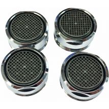 Ricambio 4 aeratori cromo 24x1 per Quarzomix Mamoli 0448.C41