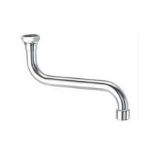 Canna per lavello Universale a s con rompigetto in ottone ø 18 x 35 cm Sassi 506