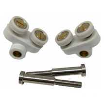 Ricambio kit 2 carrelli con ruote per doccia Galassia/PS Megius A20009/1