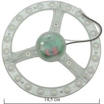 Ricambio lampadina luce led 10w 14.5 cm cm plafoniera circolare sostituzione circolina neon T9 fredda bianca 6500k