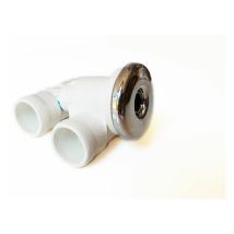 Albatros - Ricambio Microjet Doppio Ingresso Unidirezionale Con Ugello Cromo P104r03074999