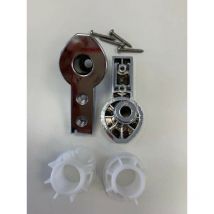 Cerniere di ricambio per box doccia Novellini jolly R04AUR | Cromo - Cromo