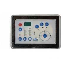 Titan - Ricambio Tastiera Cromo Per Box Multifunzione 16e03050