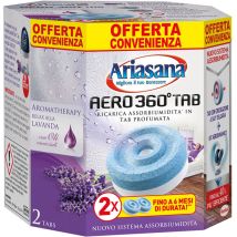Ariasana - Ricarica Assorbiumidita' ' Aero 360° Bipac Bipack (2 X Gr.450) Lavanda 12 Cf